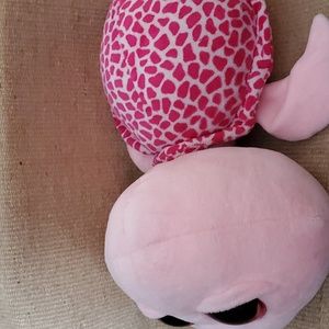TY Beanie Boos - SHELLBY the Pink Turtle (Glitter Eyes) (16in)
